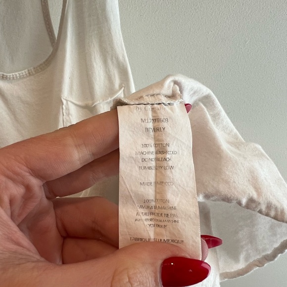 White Racerback Tank - Picture 4 of 4